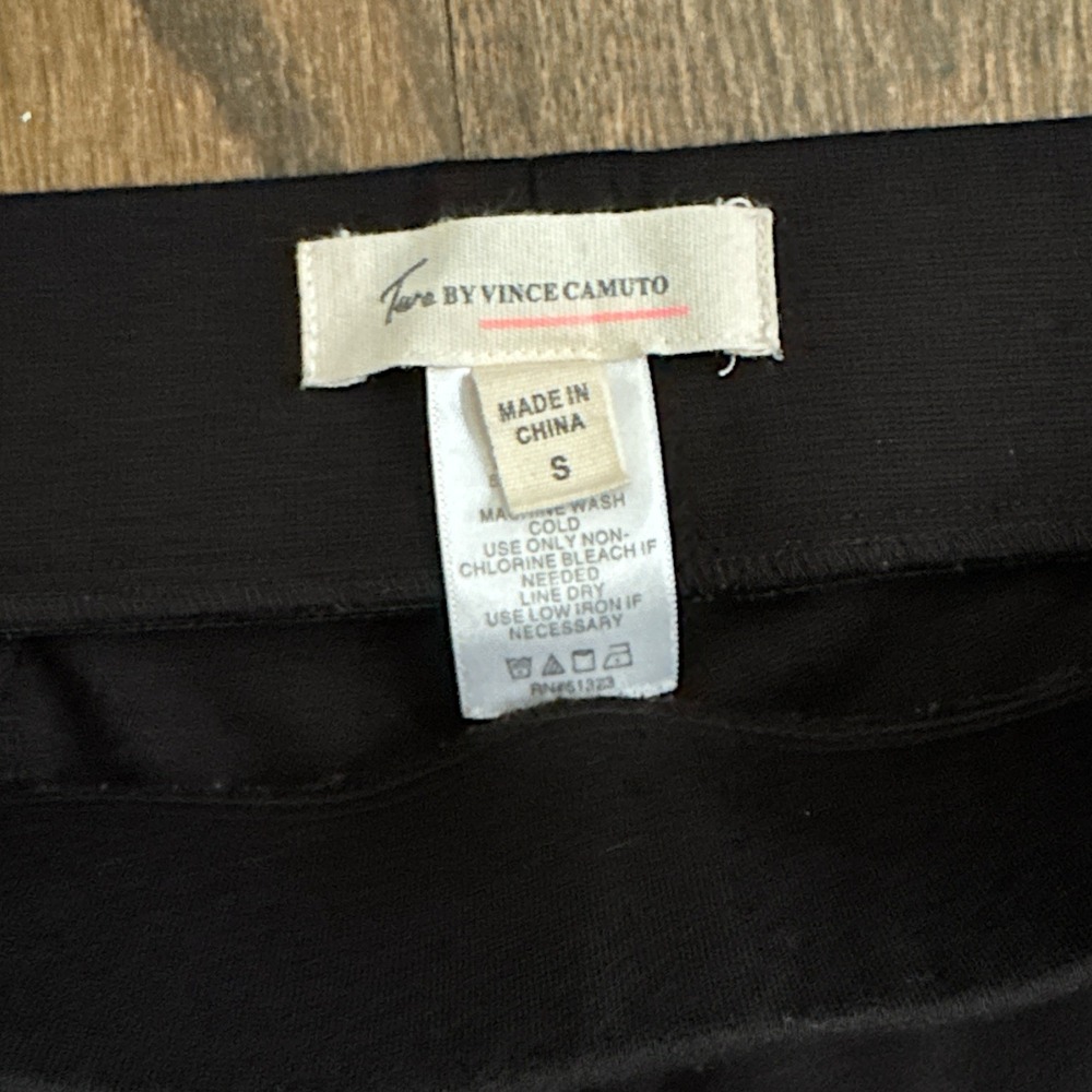 Vince Camuto Terre Black Leggings Pants Stretchy Comfort‎ Womens Size S - Picture 2 of 10